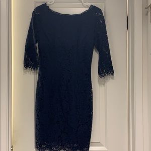 Lace blue dress brand new